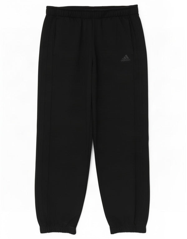 Pantaloni da tuta Adidas Climalite da uomo, pantaloni da jogging, grandi, in poliestere nero