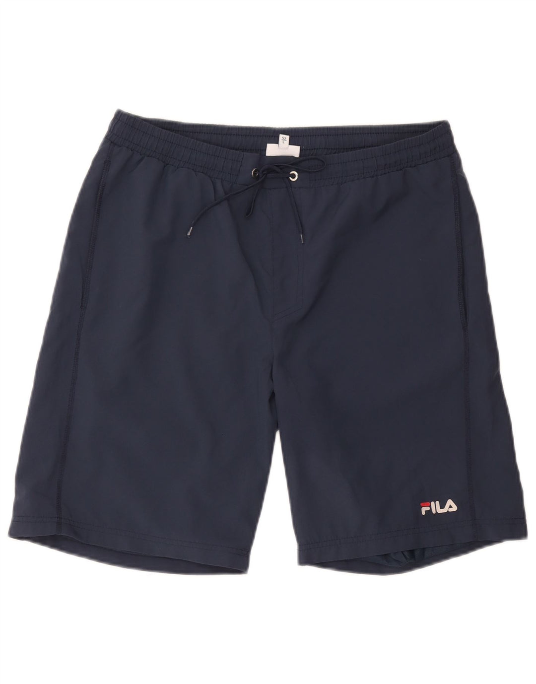 Pantaloncini sportivi da uomo Fila Large in poliestere blu navy