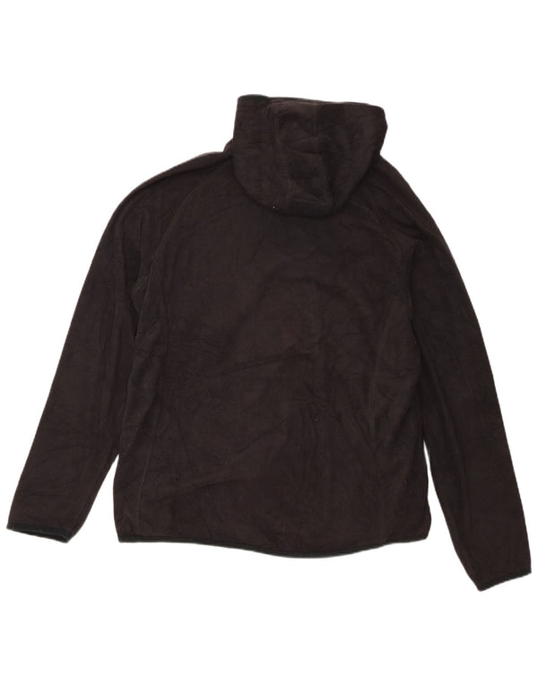 Maglione in pile da donna con cappuccio e zip Mountain Warehouse UK 18 XL Nero
