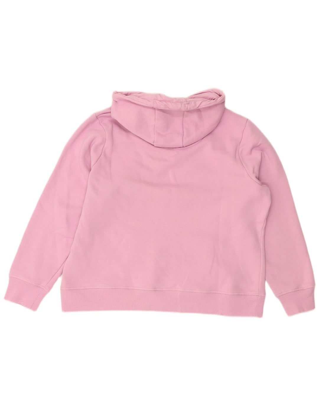 CREW CLOTHING Maglione corto con cappuccio da donna UK 18 XL Cotone rosa