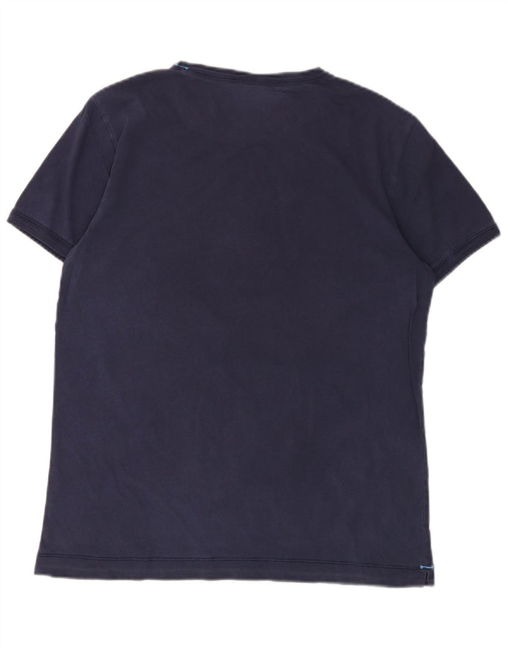 BEST COMPANY T-shirt grafica da uomo Top Small Blu Navy