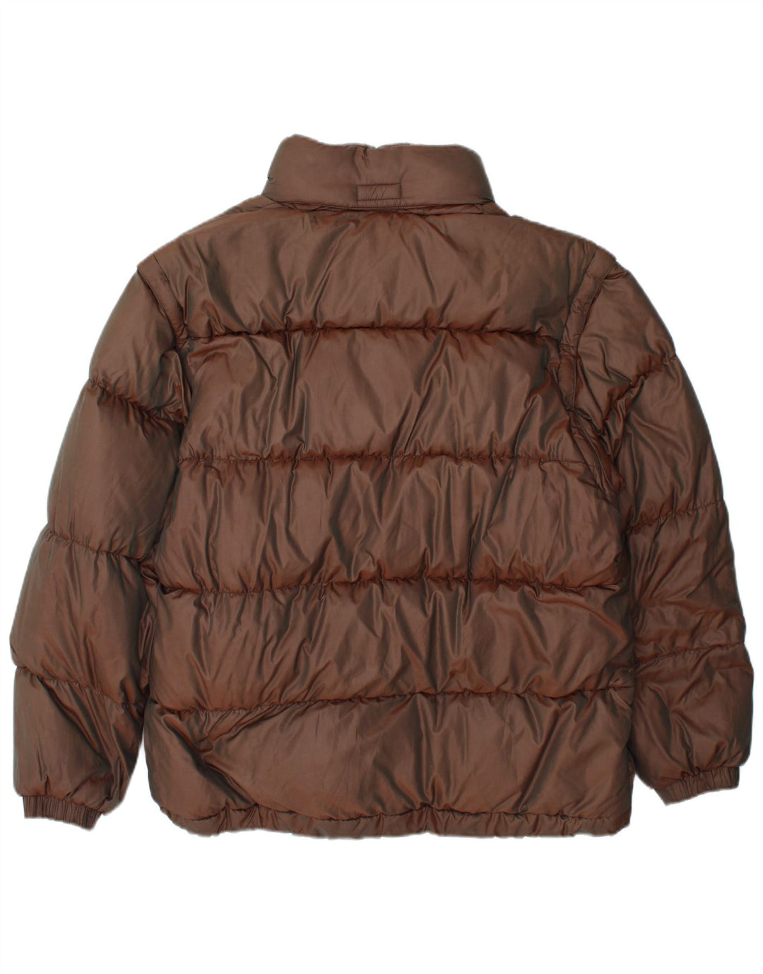 Giacca imbottita con cappuccio da uomo Sergio Tacchini UK 38 Poliammide marrone medio