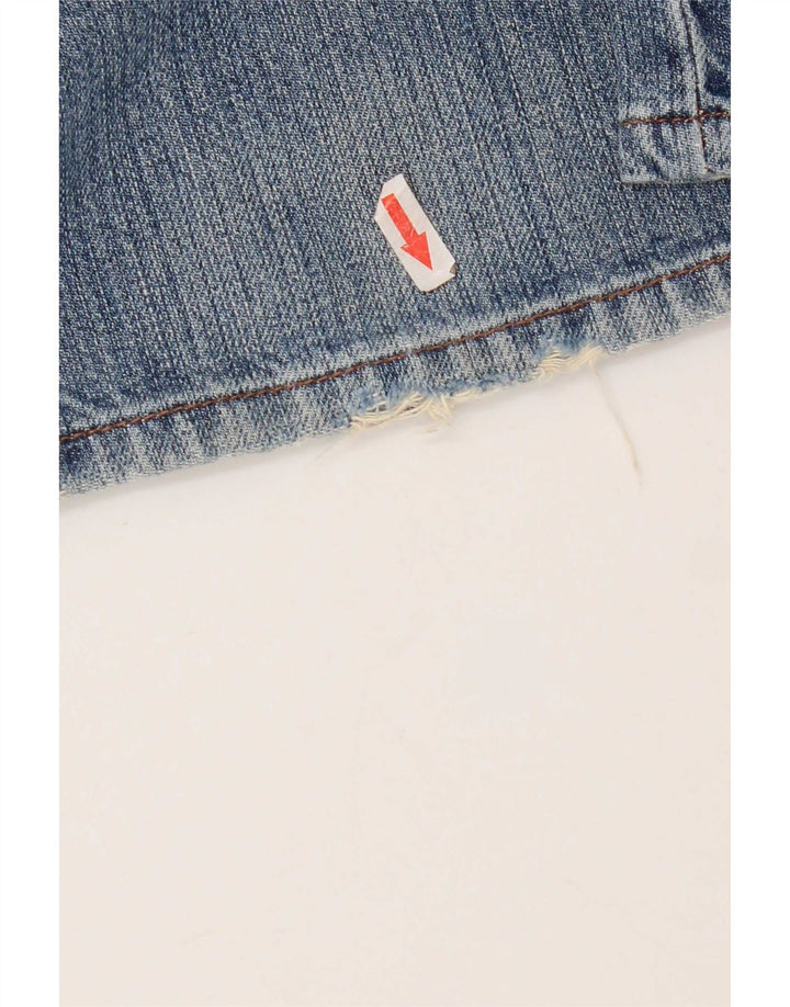 Levi's Uomo 514 Jeans dritti slim effetto consumato W33 L30 cotone blu
