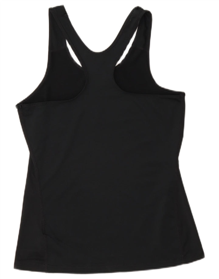 Canotta grafica Nike Dri Fit da donna UK 10 piccola in poliestere nero
