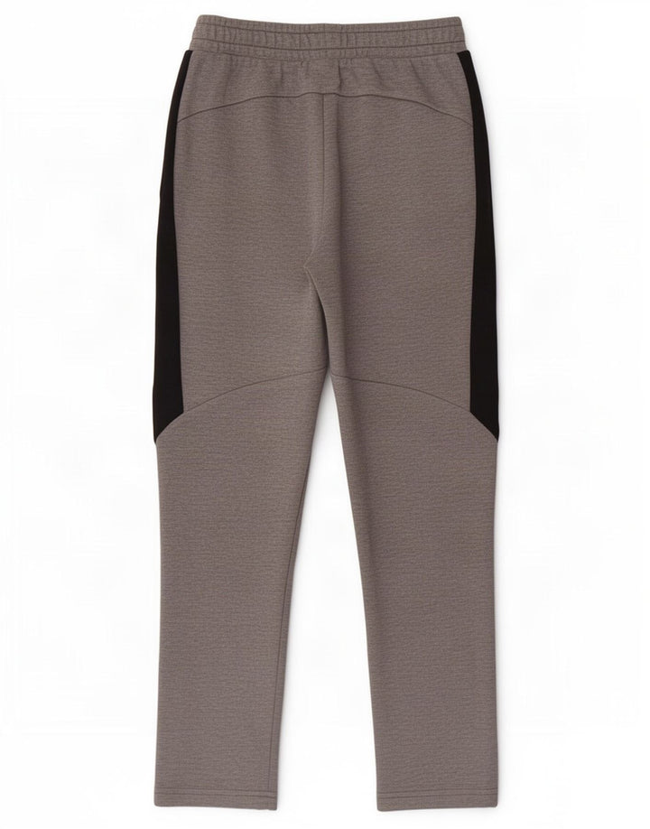 Pantaloni della tuta da ragazzo Puma 13-14 anni in cotone color block grigio