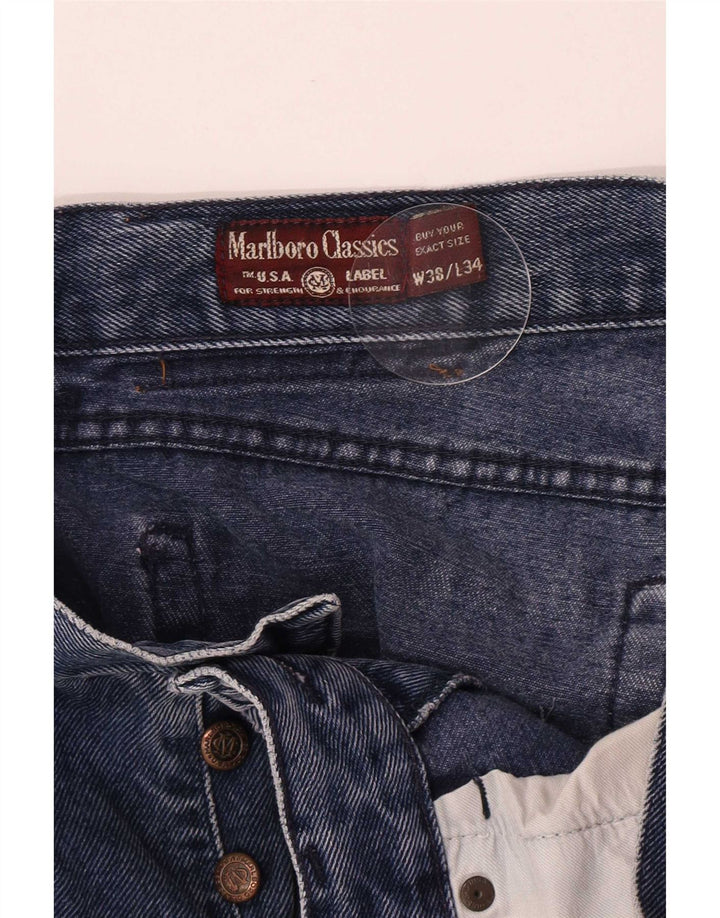 Jeans larghi da uomo Marlboro Classics W38 L28 cotone blu