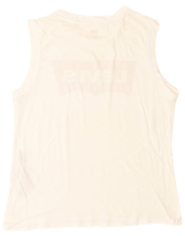 T-shirt grafica da uomo Levi's Top in cotone bianco medio