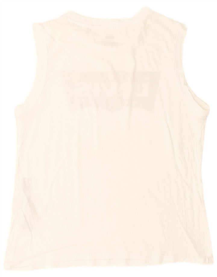 T-shirt grafica da uomo Levi's Top in cotone bianco medio