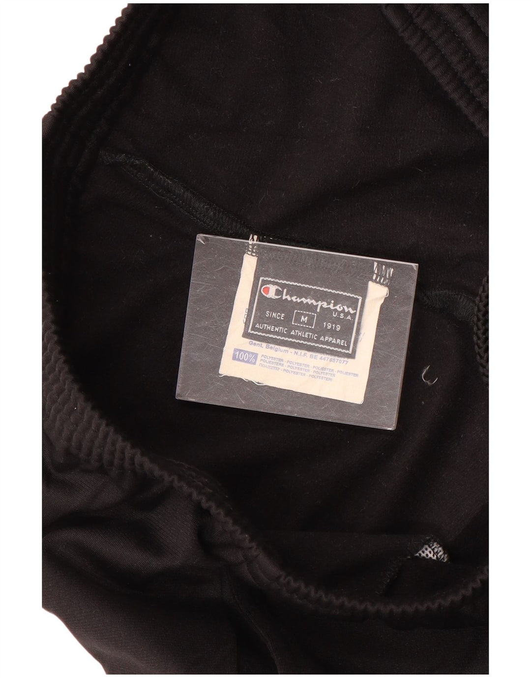 Pantaloni da tuta da uomo Champion in poliestere nero medio