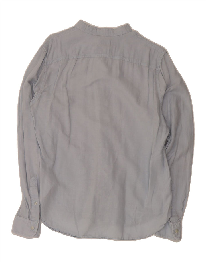 TIMBERLAND Mens Slim Fit Shirt Small Grey Linen Vintage Timberland and Second-Hand Timberland from Messina Hembry 