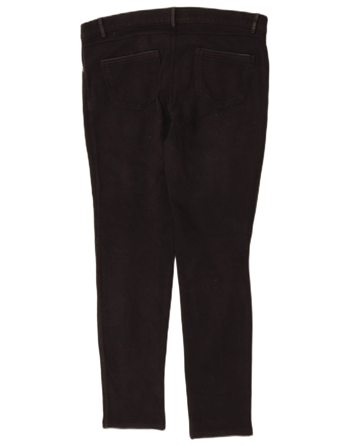 Pantaloni casual slim da donna Zara medi W28 L26 cotone nero