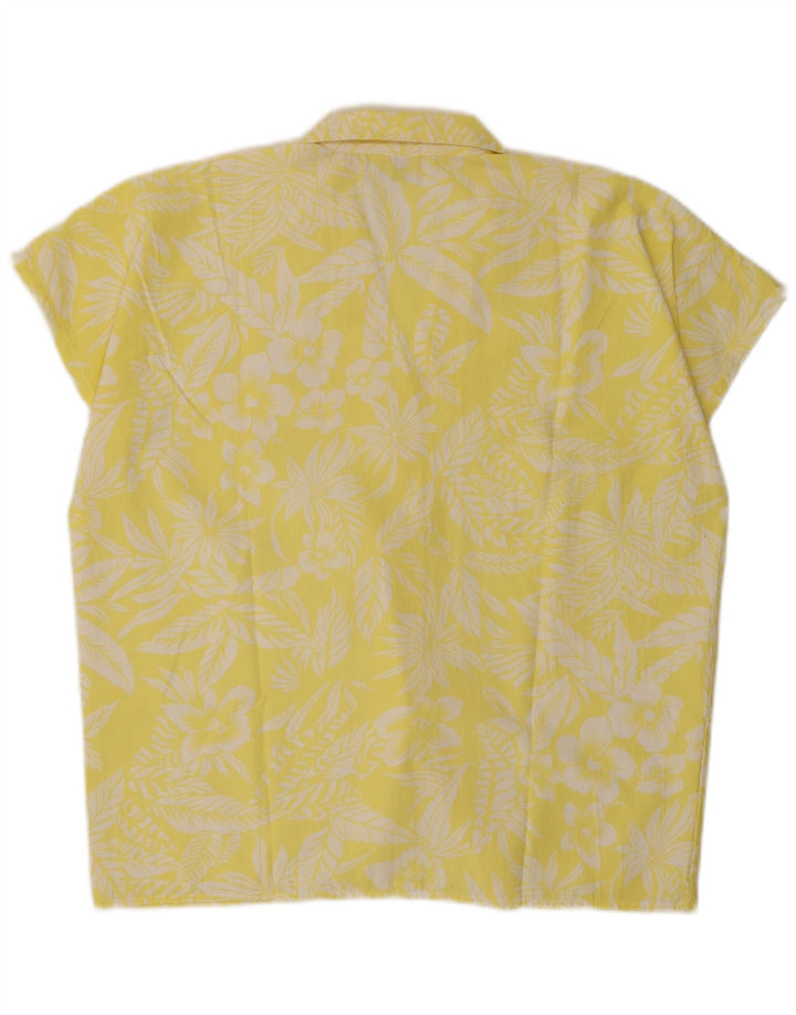 C&A Camicetta oversize a maniche corte da donna EU 40 Giallo medio floreale