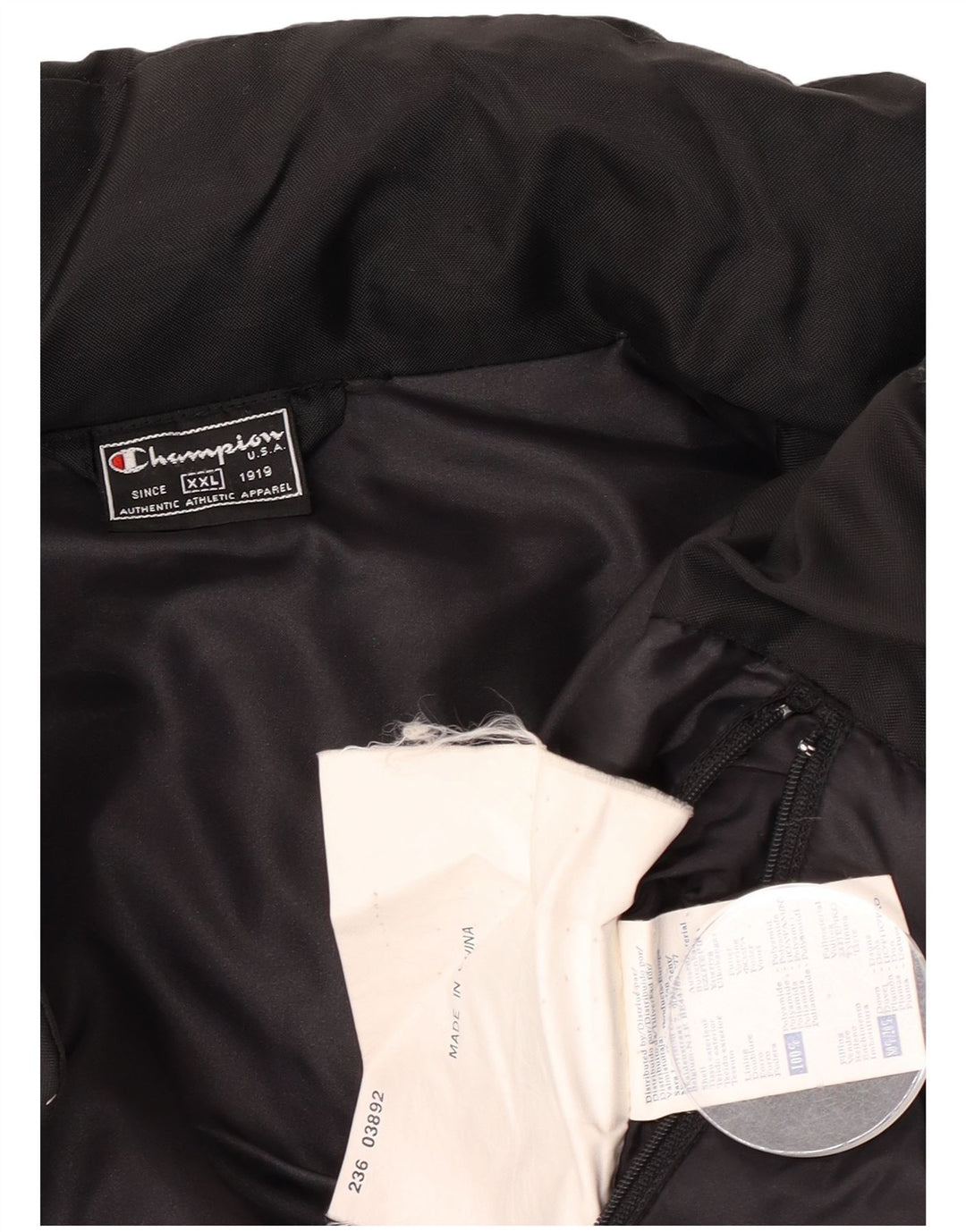 Giacca imbottita da uomo Champion UK 44 2XL Poliammide nera