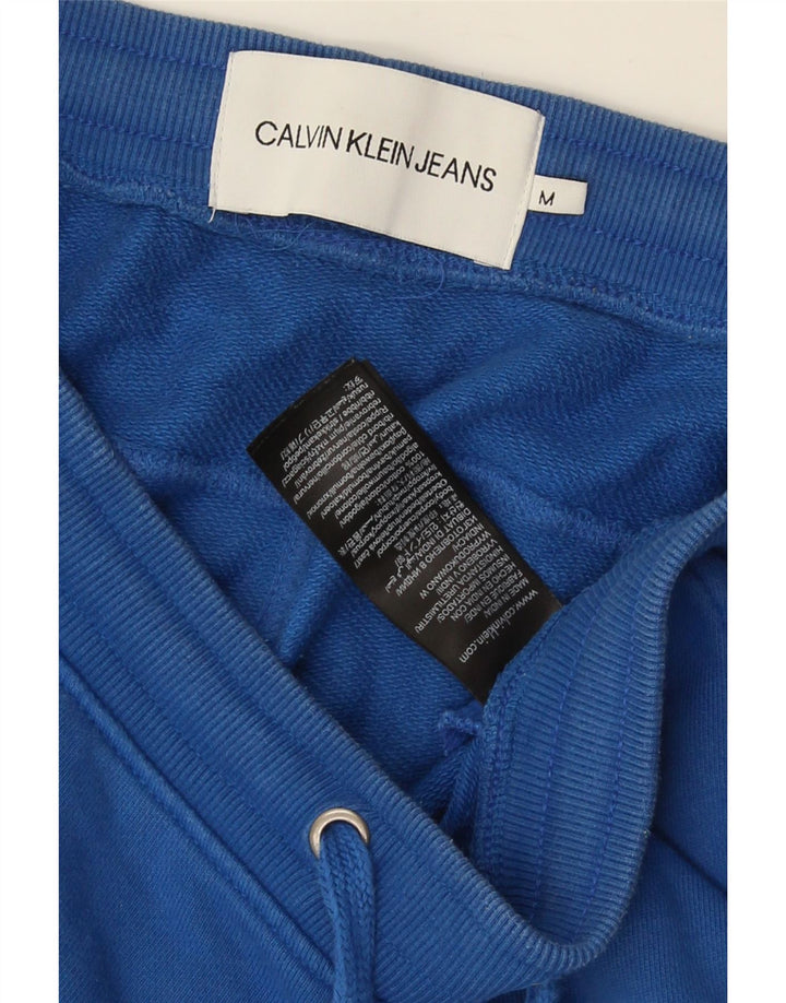 Pantaloncini sportivi da uomo Calvin Klein in cotone blu medio