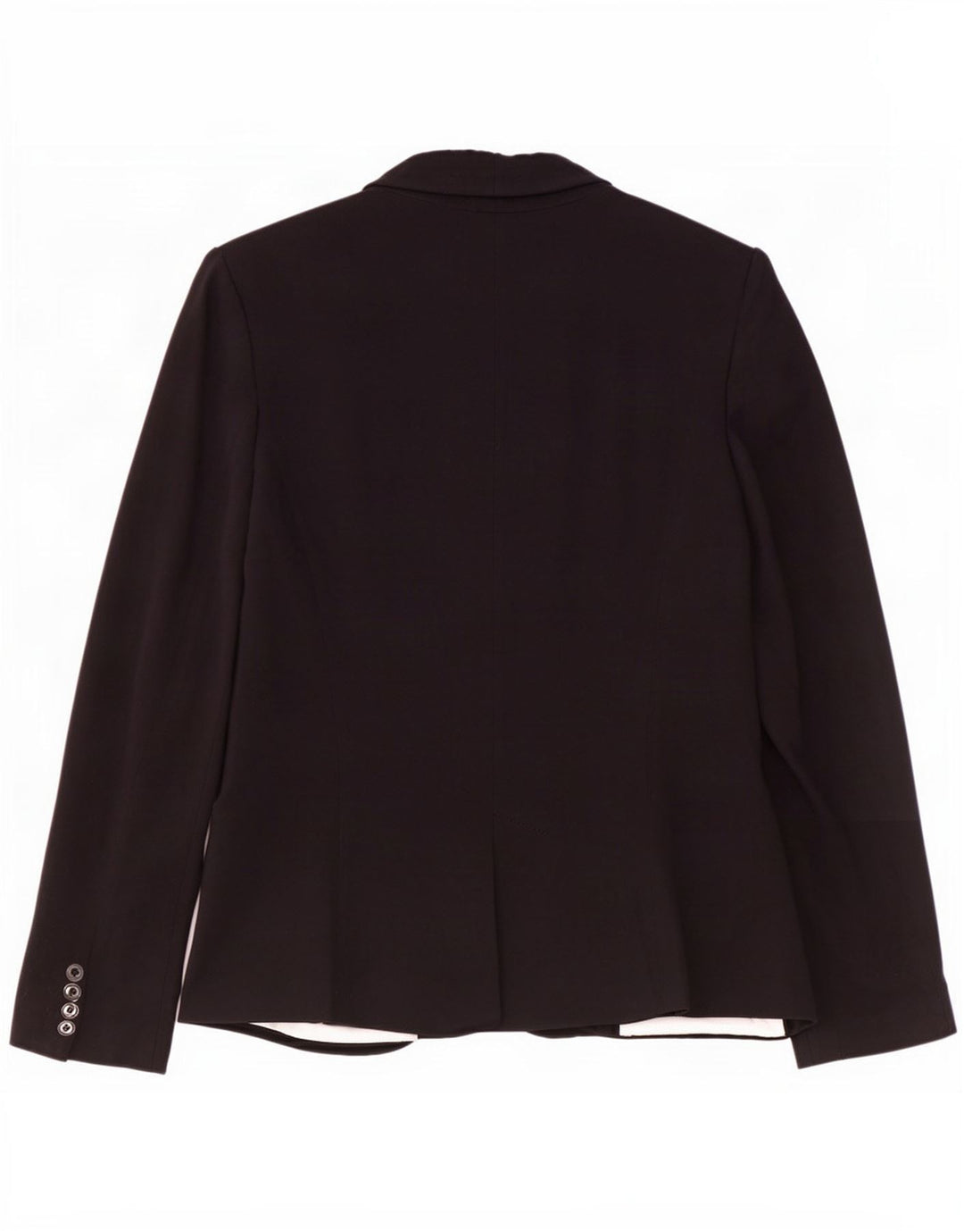Giacca blazer a 1 bottone da donna Zara UK 10 piccola viscosa nera