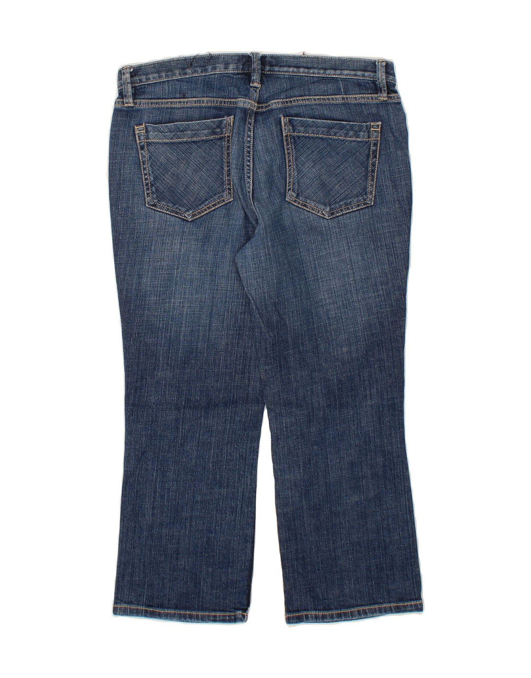 MOSSIMO Womens Straight Capri Jeans US 10Large W32 L23 Blue Cotton Vintage Mossimo and Second-Hand Mossimo from Messina Hembry 