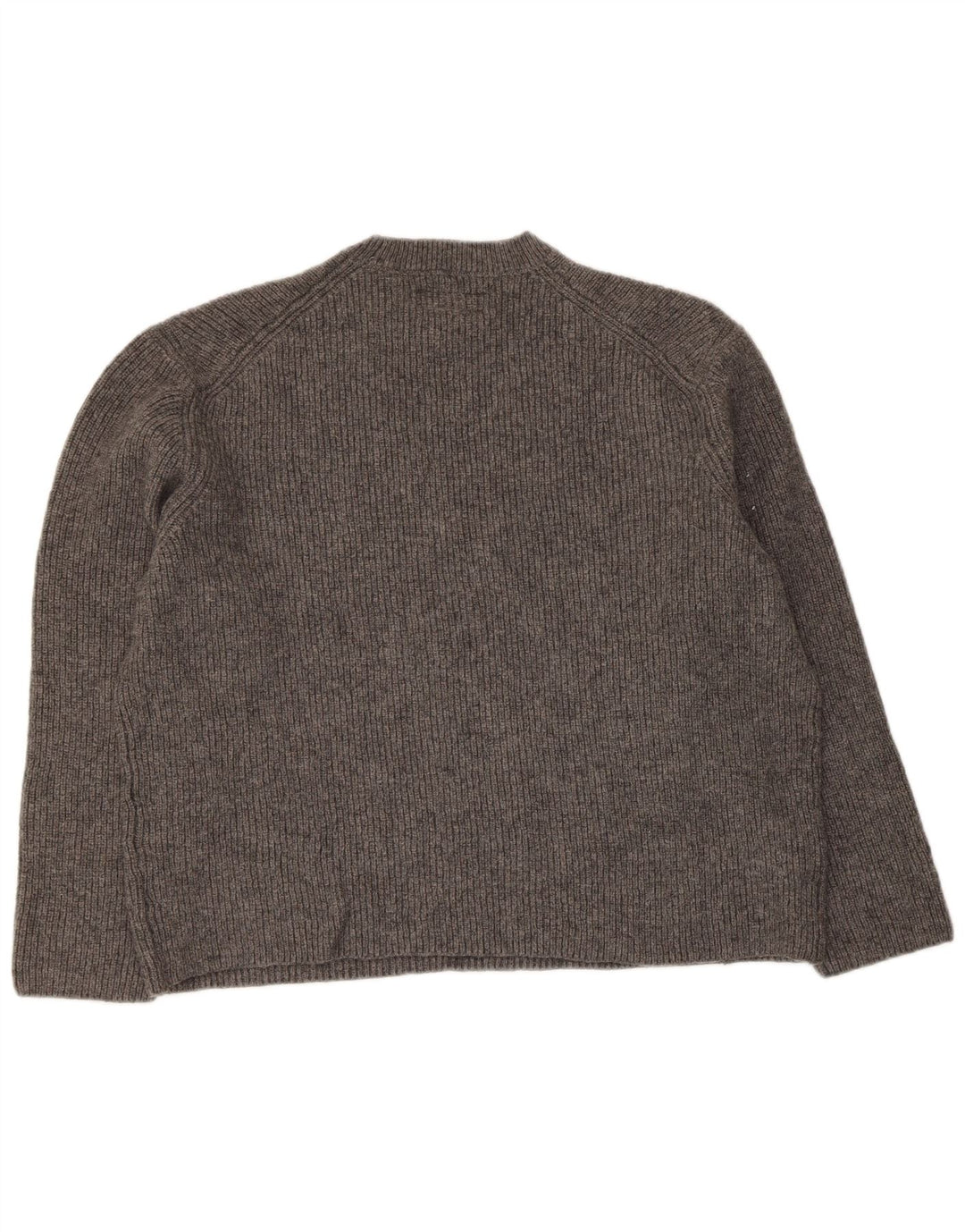 Maglione maglione girocollo oversize da donna All Saints UK 14 Lana grigio medio