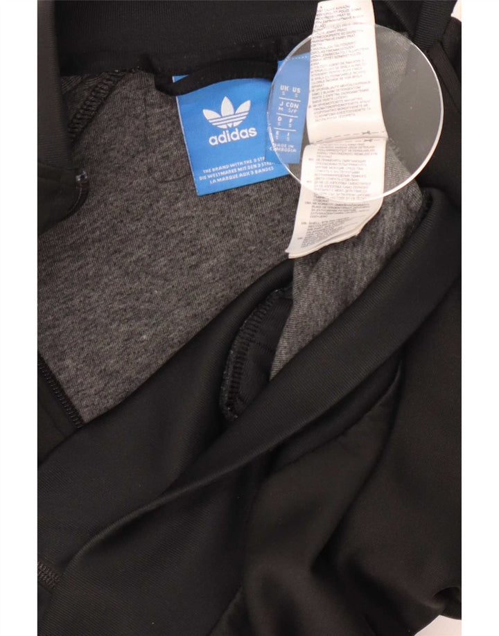 Giacca da tuta da donna Adidas UK 10 Small Poliestere nero