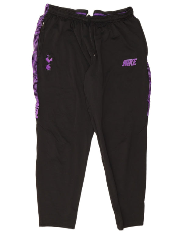 Pantaloni da tuta con grafica Nike Dri Fit da donna UK 18 XL Nero Colourblock