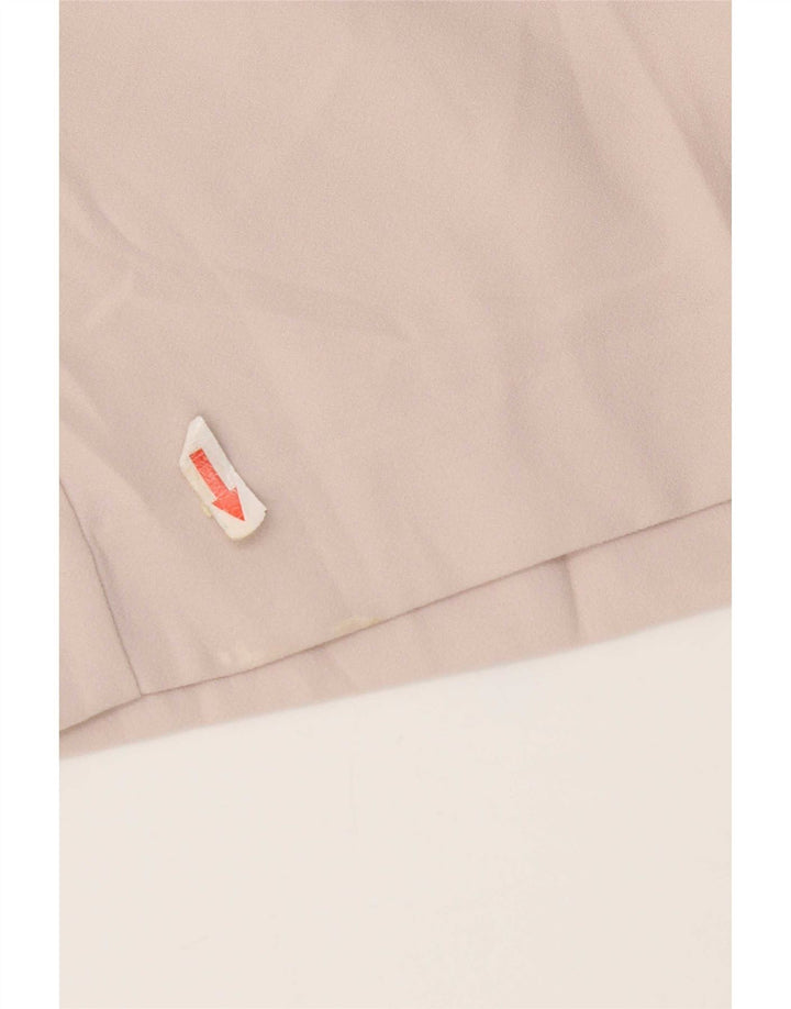 Pantaloncini chino da donna Marks & Spencer UK 12 medi W30 poliestere beige