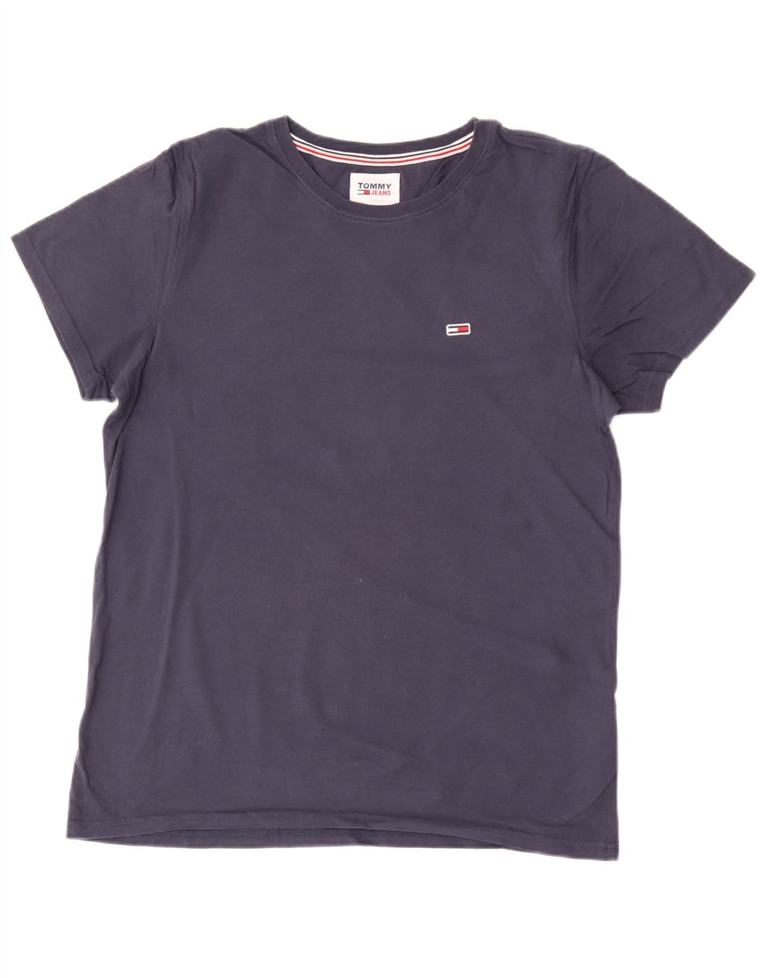 T-shirt da uomo Tommy Hilfiger Top in cotone blu navy medio