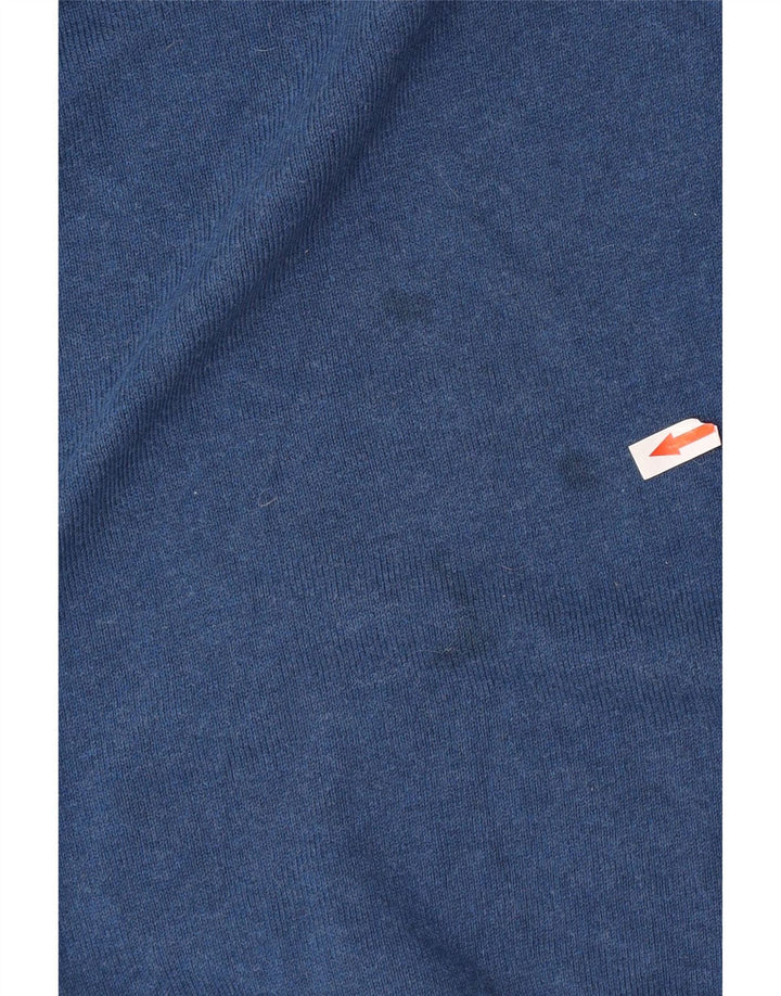 Maglione maglione girocollo da uomo Fay blu medio