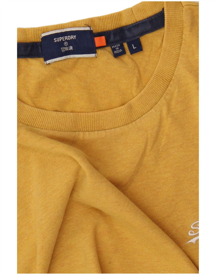 T-shirt da uomo Superdry Top grande gialla