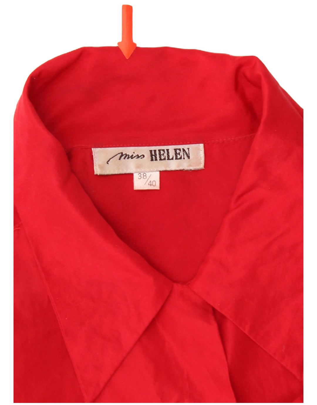 Camicetta camicia vintage da donna EU 38/40 rossa media