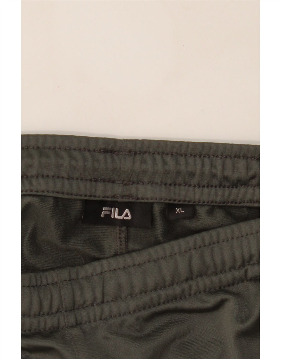 FILA Mens Tracksuit Trousers XL  Khaki Polyester Vintage Fila and Second-Hand Fila from Messina Hembry 