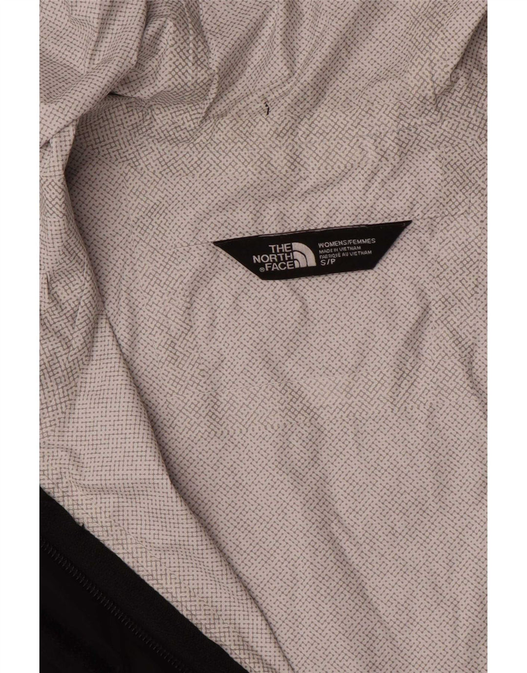 Giacca antipioggia con cappuccio da donna The North Face UK 10 Small Nera