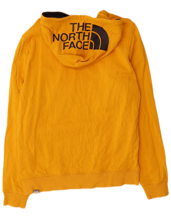 Felpa con cappuccio grafica da uomo The North Face grande in cotone giallo