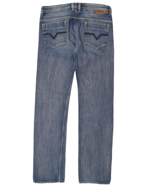 DIESEL Jeans dritti Safado da uomo W33 L34 cotone blu