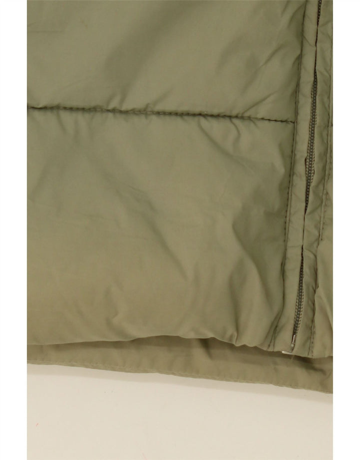 KAPPA Mens Padded Jacket UK 38 Medium Green Polyamide Vintage Kappa and Second-Hand Kappa from Messina Hembry 