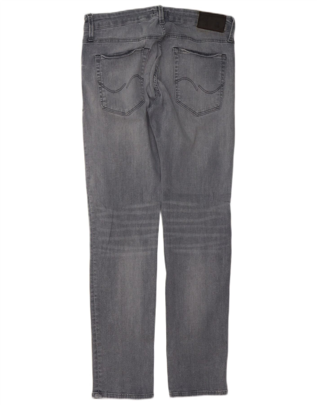 Jeans slim da uomo Jack & Jones W32 L30 cotone grigio