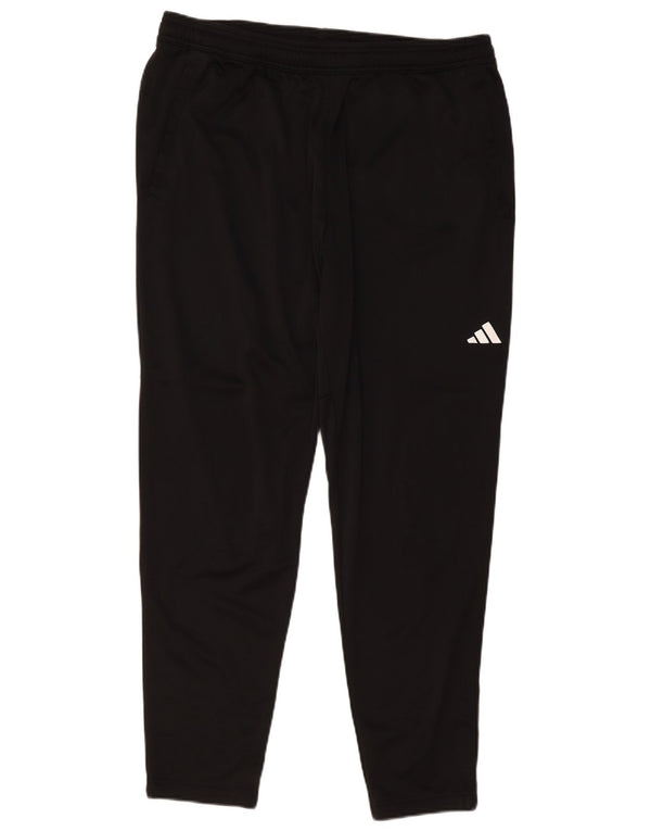 Pantaloni da tuta ADIDAS Aeroready da uomo grandi in poliestere nero