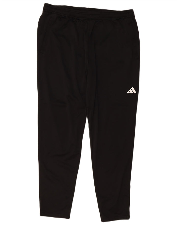 Pantaloni da tuta ADIDAS Aeroready da uomo grandi in poliestere nero