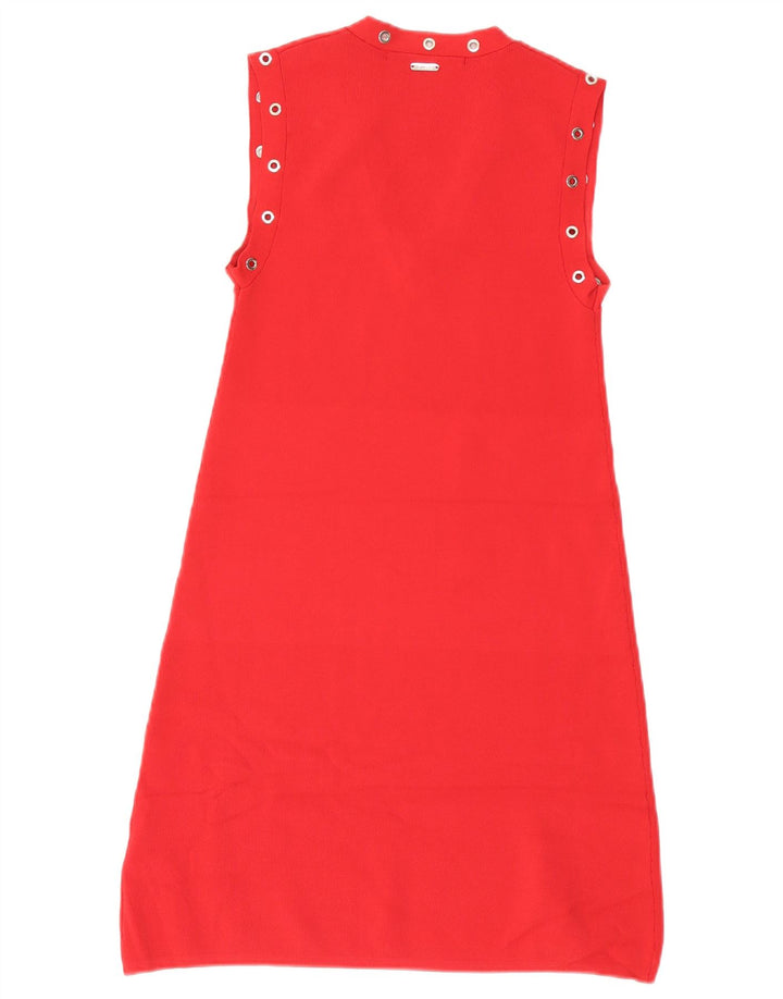 Abito a trapezio senza maniche da donna Guess UK 6 piccolo rosso