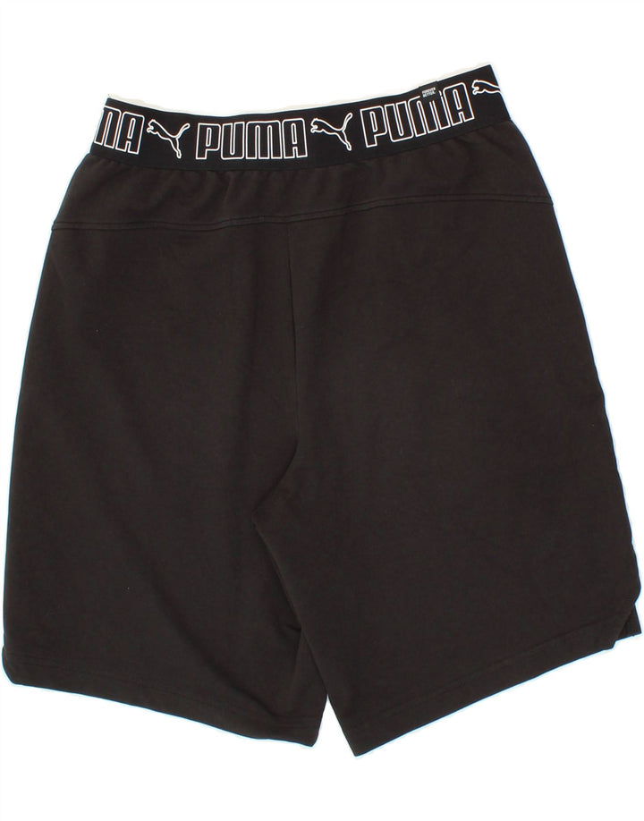 PUMA Mens Graphic Sport Shorts Small  Black Vintage Puma and Second-Hand Puma from Messina Hembry 