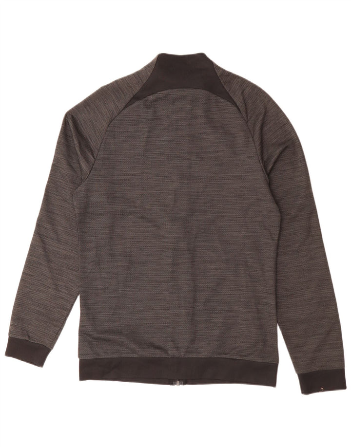 Giacca da tuta NIKE Dri Fit da uomo, piccola, in poliestere screziato grigio