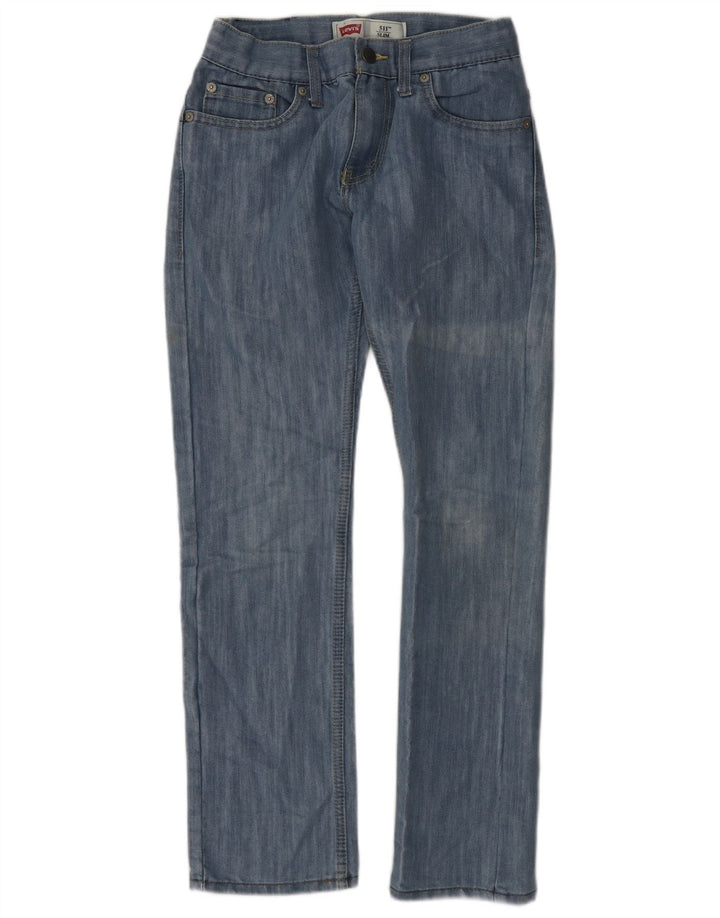 Levi's Ragazzi 511 Jeans Slim 11-12 anni W26 L26 Cotone Blu