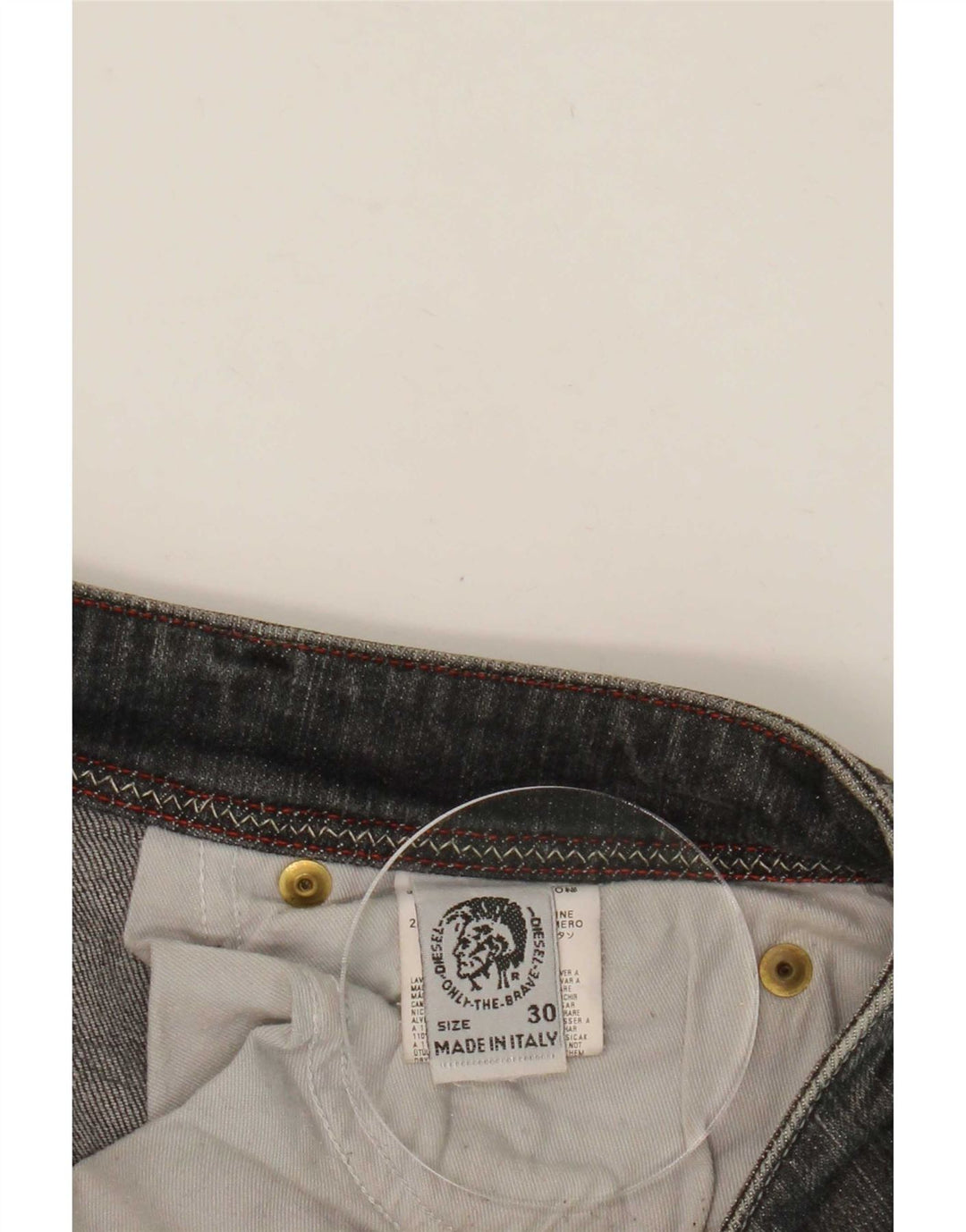 Jeans Bootcut da donna Diesel W30 L30 cotone grigio
