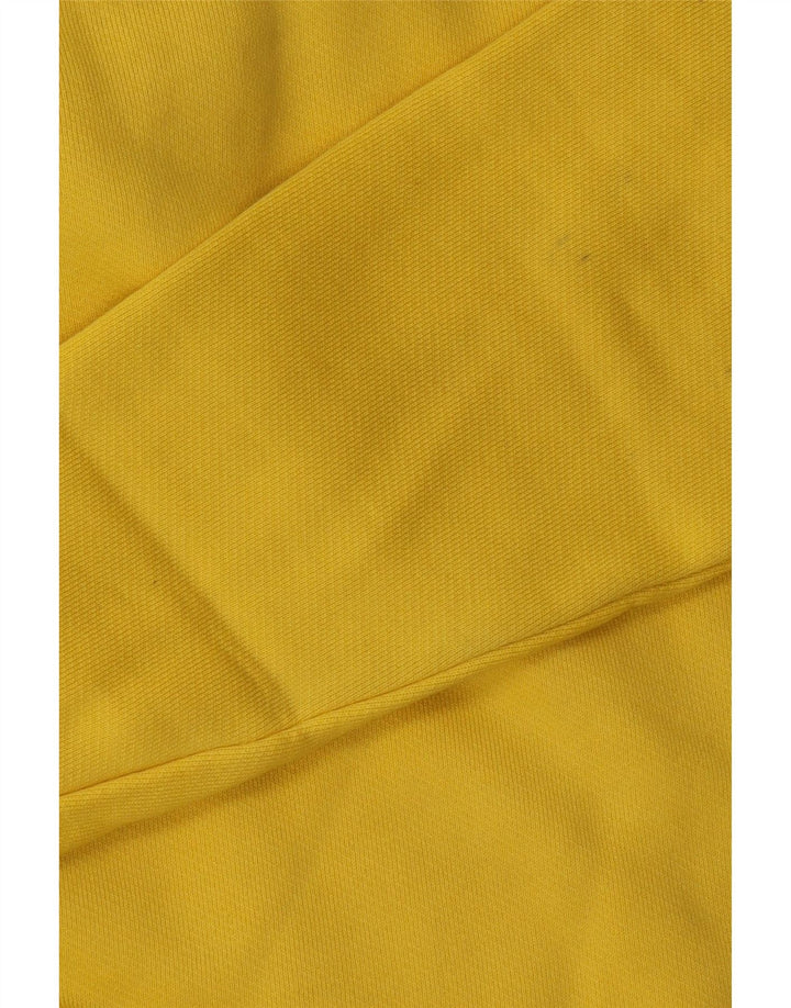 TOMMY HILFIGER Felpa oversize da donna Maglione UK 6 XS Cotone giallo
