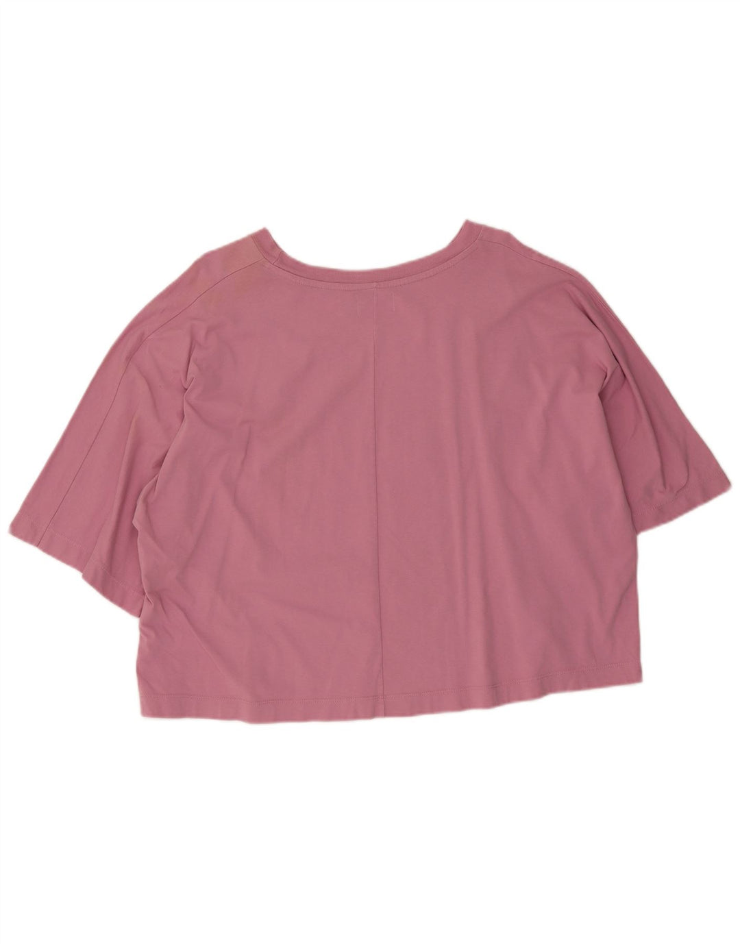 Converse T-shirt oversize da donna Top UK 10 Small Rosa Cotone