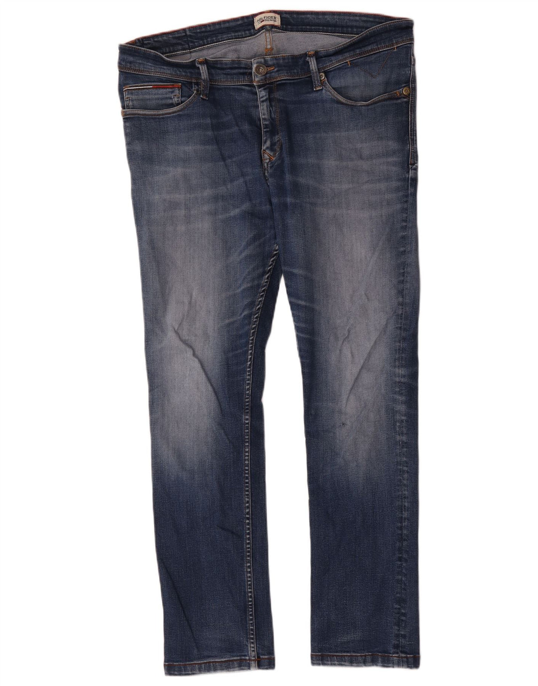 Jeans slim da uomo Tommy Hilfiger W38 L30 cotone blu