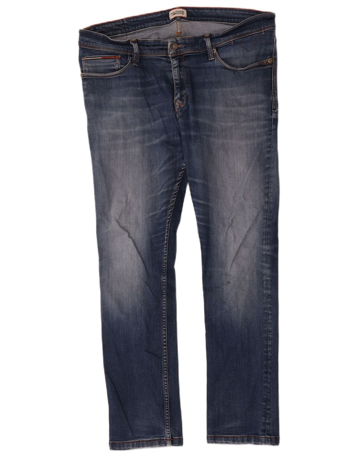 Jeans slim da uomo Tommy Hilfiger W38 L30 cotone blu