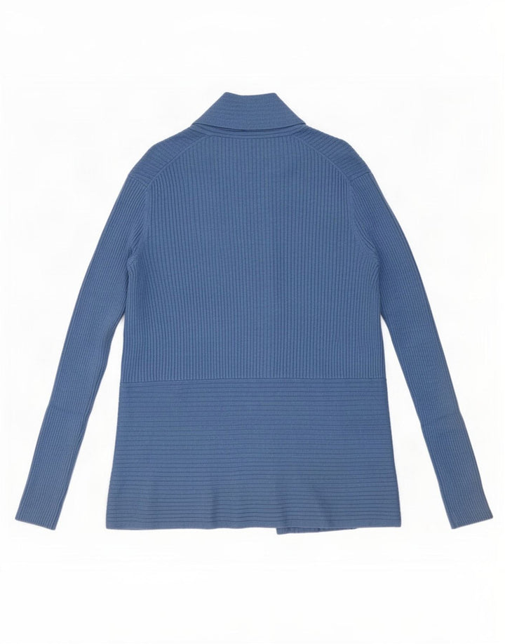 Maglione cardigan aperto da donna John Lewis UK 12 Viscosa blu medio
