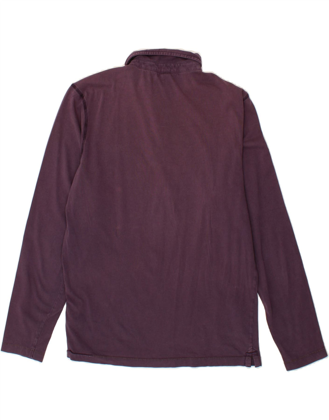 NAPAPIJRI Mens Long Sleeve Polo Shirt Medium Purple Vintage Napapijri and Second-Hand Napapijri from Messina Hembry 