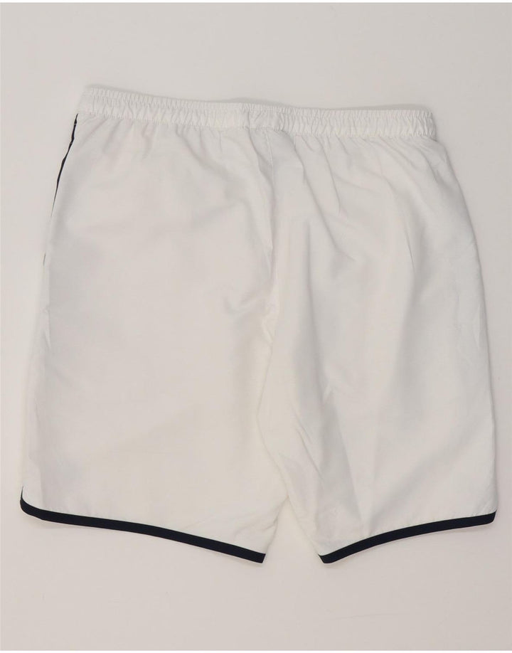 Pantaloncini sportivi da uomo LOTTO piccoli in poliestere bianco