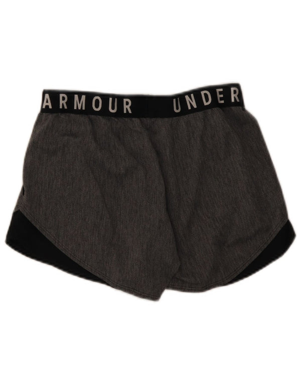 Pantaloncini sportivi Under Armour da donna Heat Gear UK 14 Colorblock grigio medio