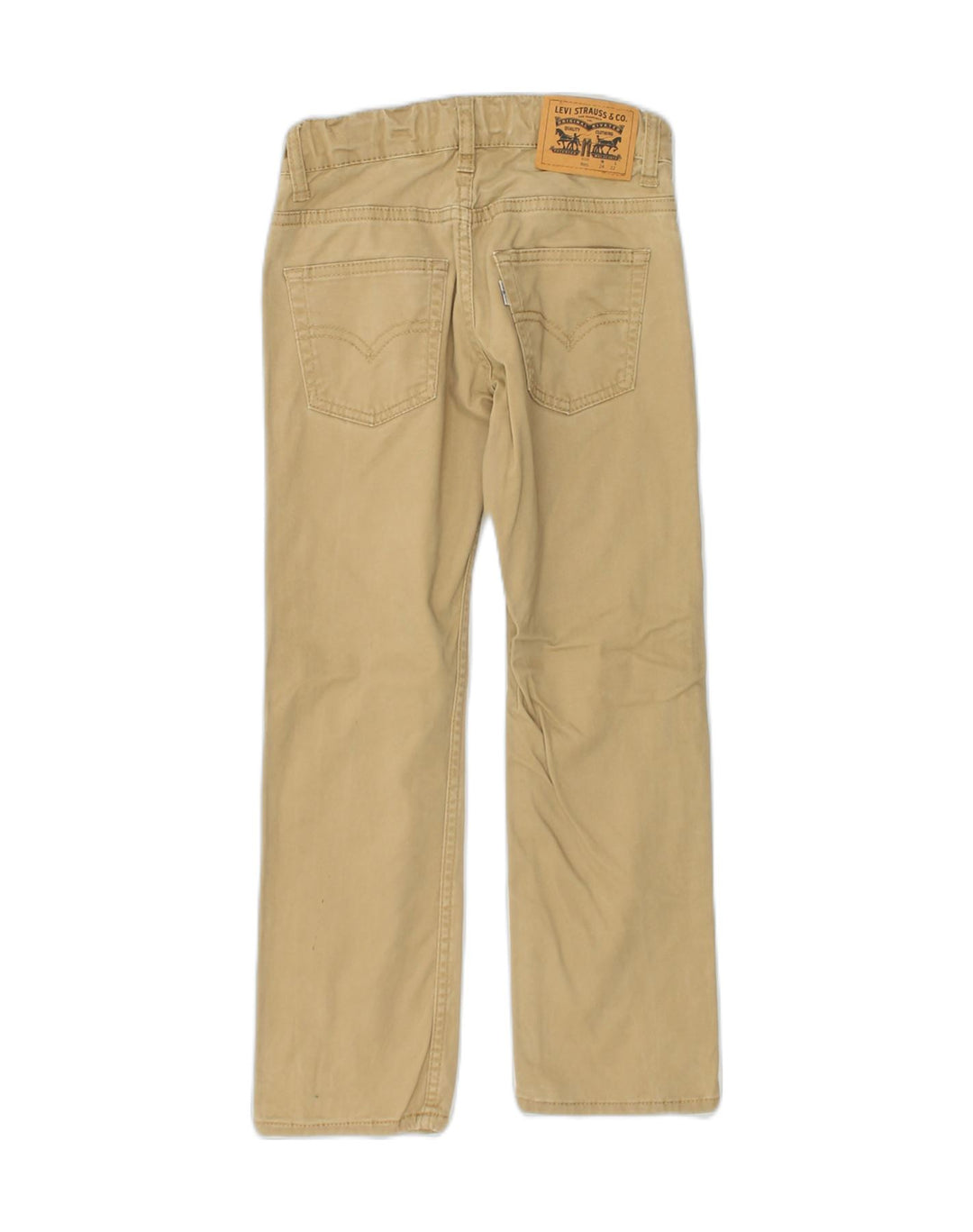 LEVI'S Boys Slim Casual Trousers 7-8 Years W24 L22  Beige Cotton | Vintage Levi's | Thrift | Second-Hand Levi's | Used Clothing | Messina Hembry 